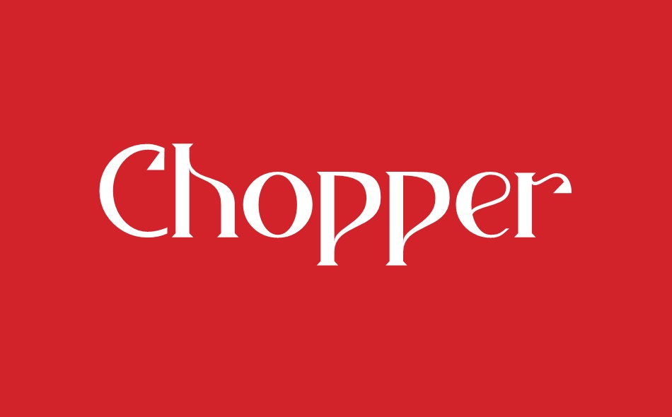 Chopper font big