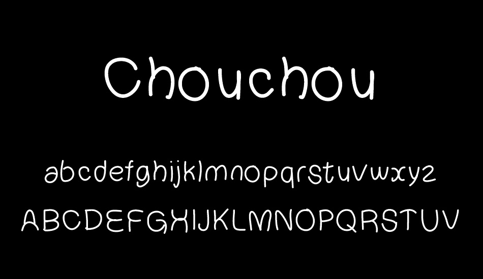 Chouchou font