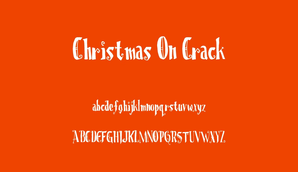 christmas-on-crack font