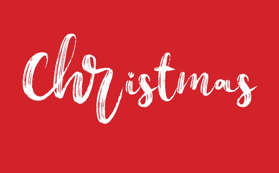 Christmas Rockstar font big