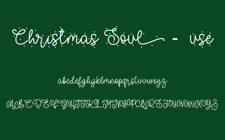 Christmas Soul font