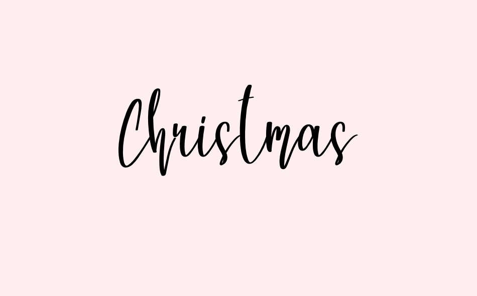 Christmas font big