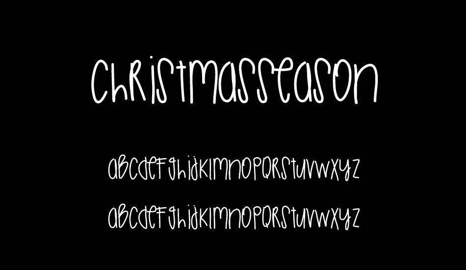 ChristmasSeason font