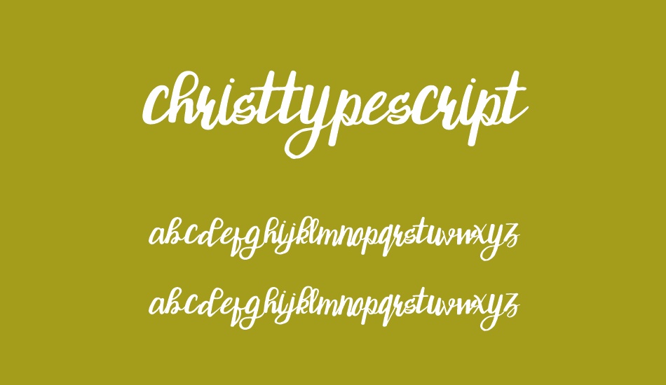 ChristTypeScript font