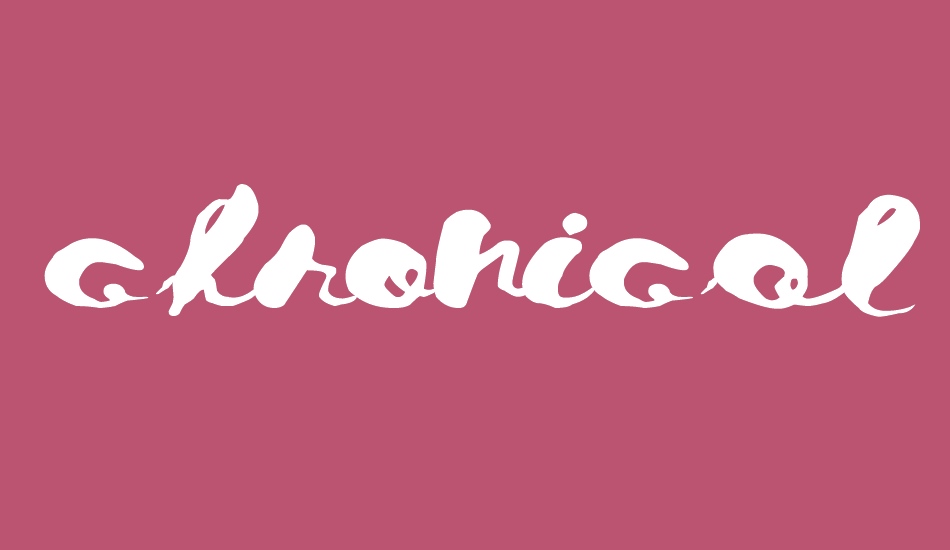 ChronicalScript font big