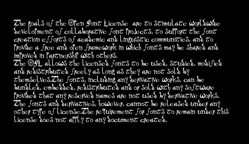 Chronicles of Arkmar font 1