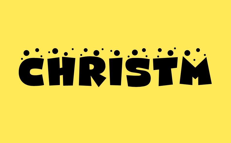 Christmas Hugs font big