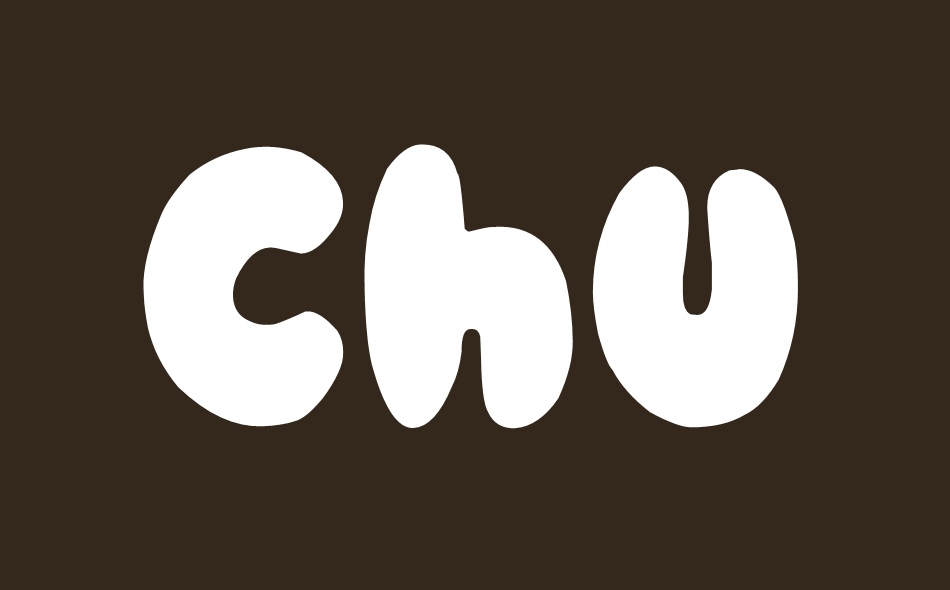 Chubby Rounded font big