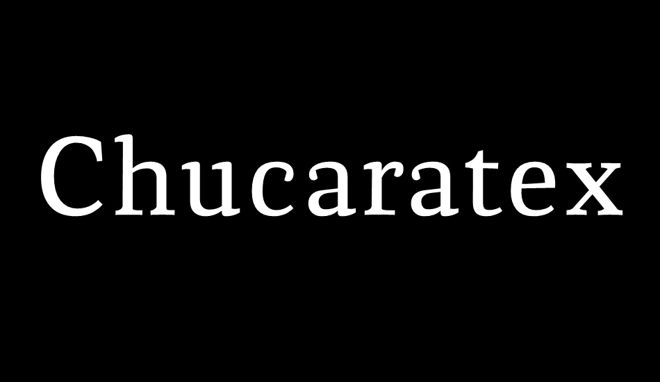 Chucaratext font big