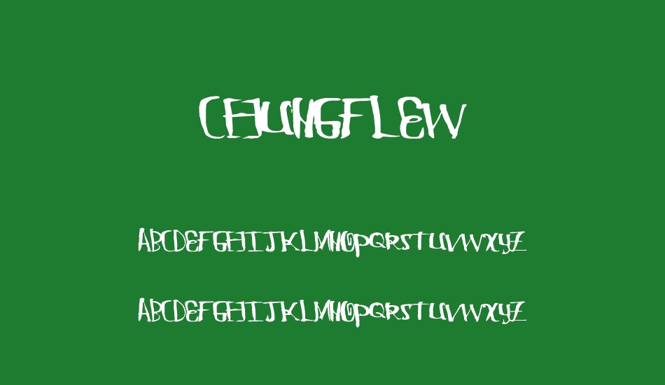 ChungFlew font