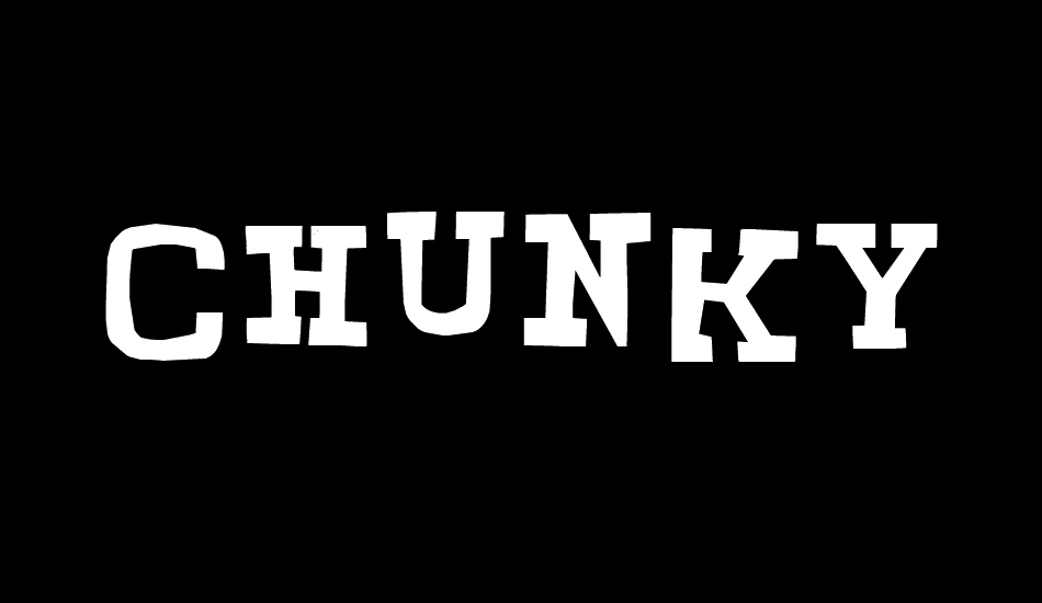 CHUNKY MUNKY font big