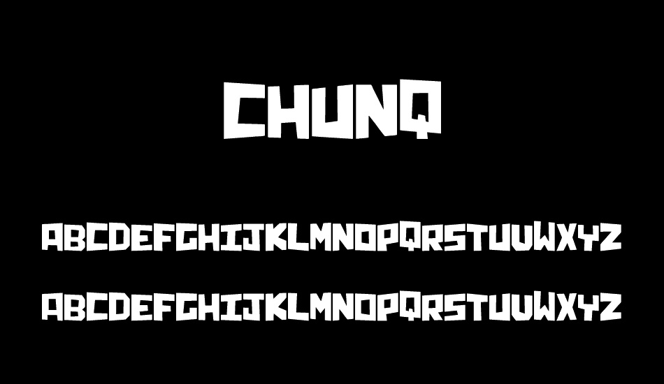 Chunq font