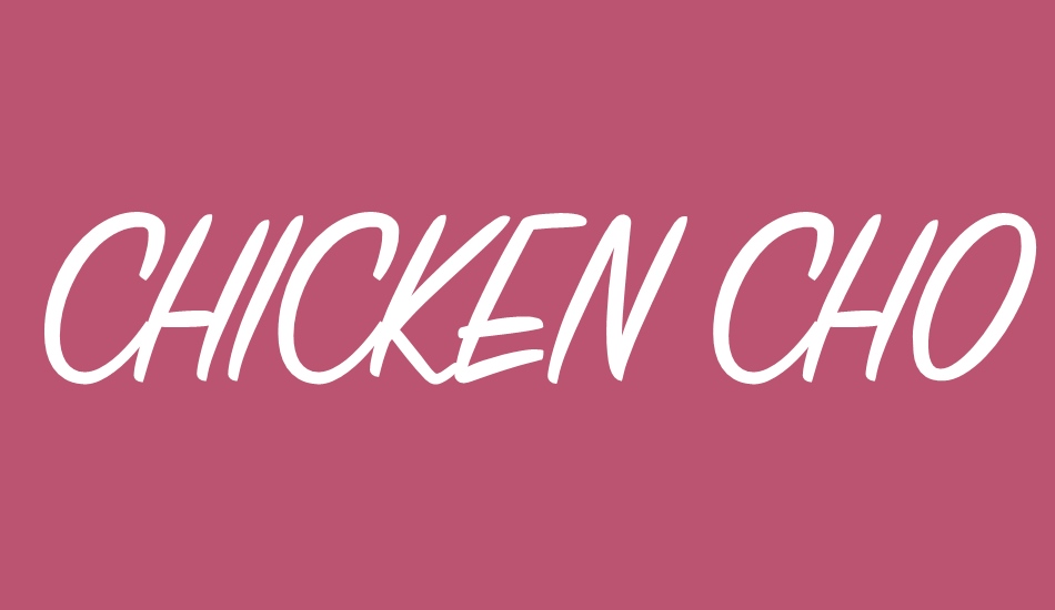 CHICKEN CHORIZO font big