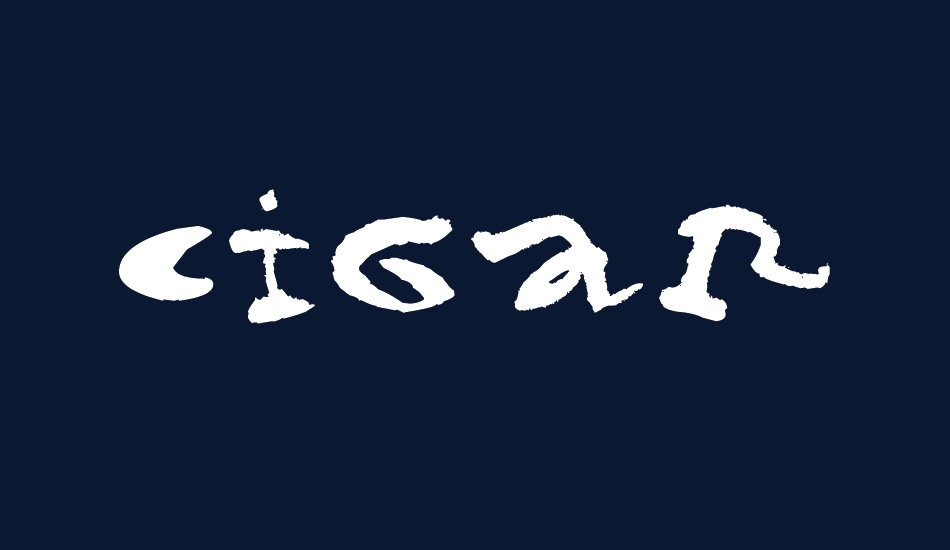 Cigar font big