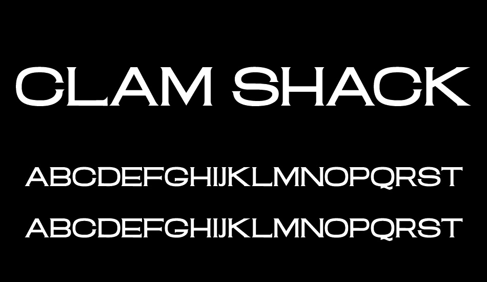 Clam Shack font