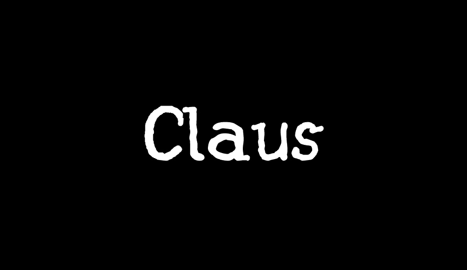 Claus font big