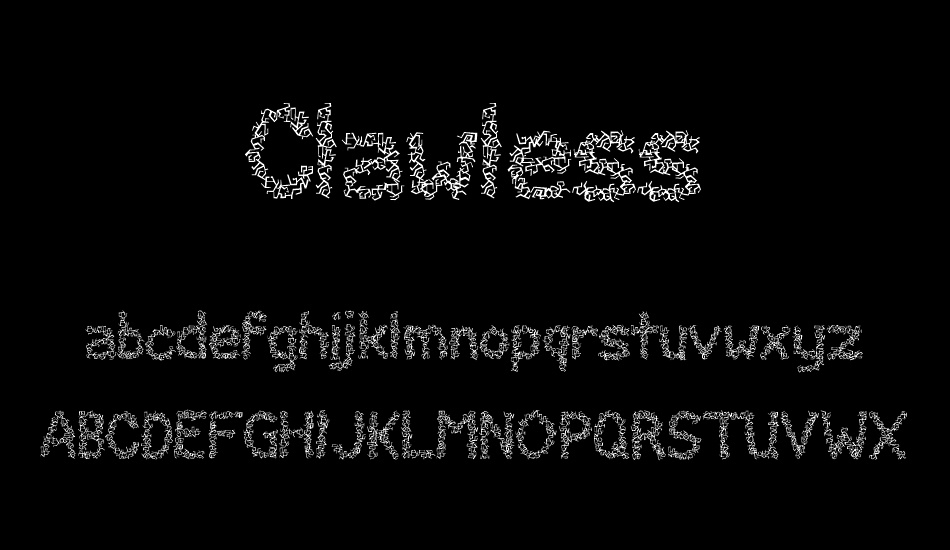 Clawless font