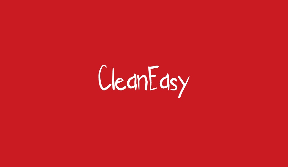 CleanEasy font big