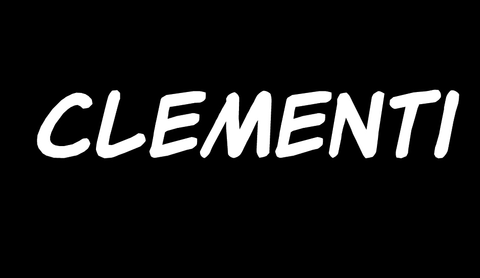 Clementine font big