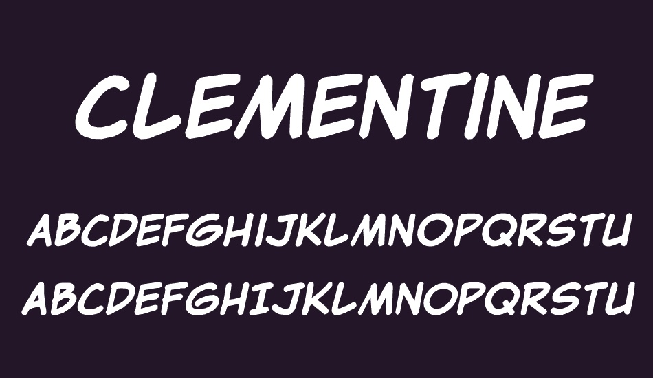 Clementine font