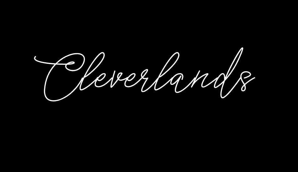 Cleverlands font big