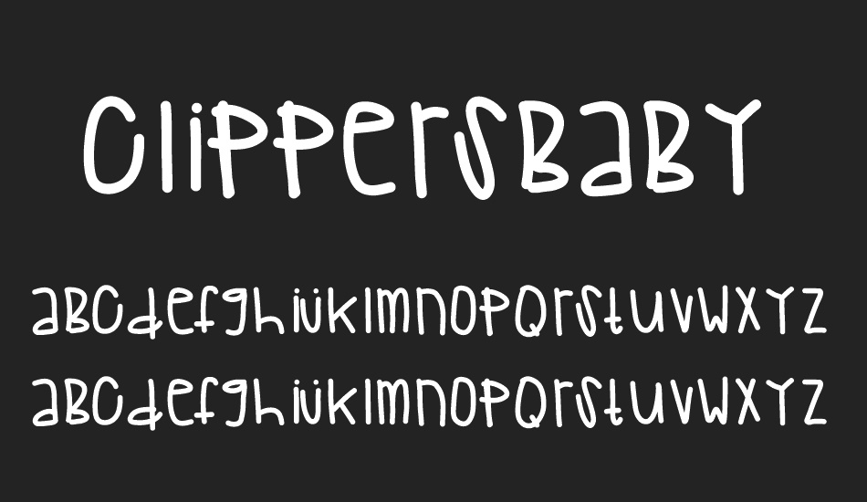 ClippersBaby font