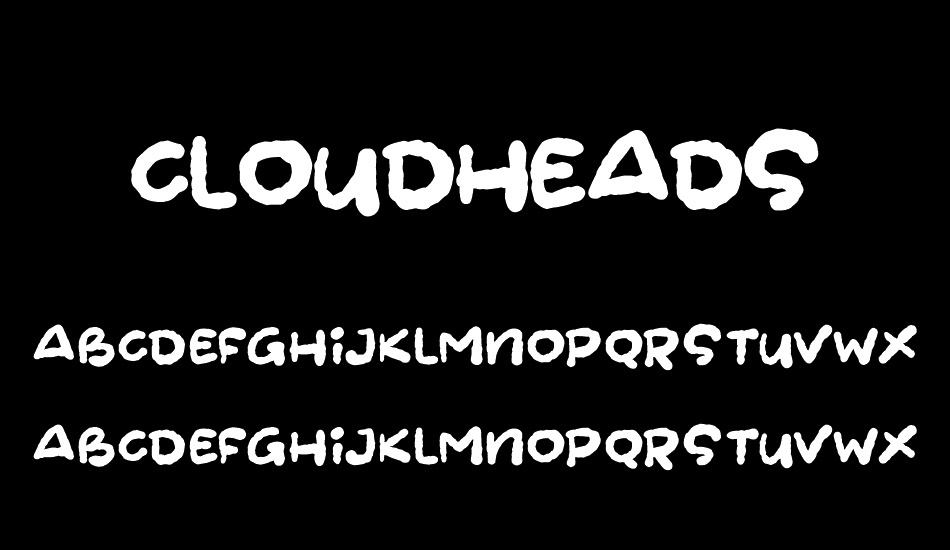 Cloudheads font