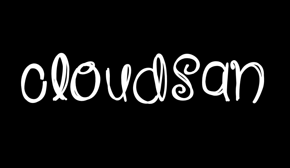 CloudsAndBlue font big