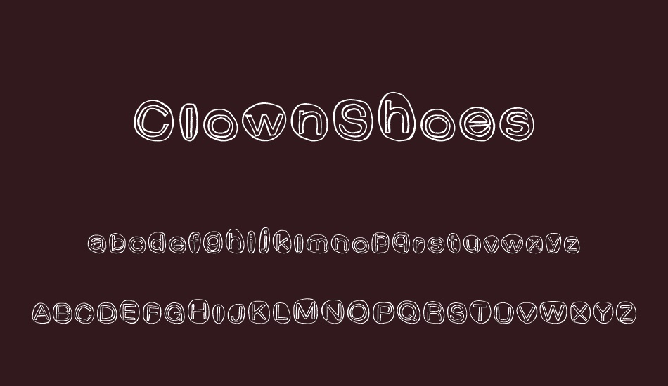 ClownShoes font