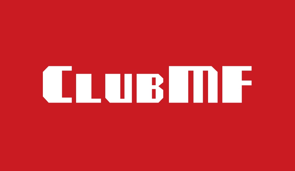 ClubMF font big