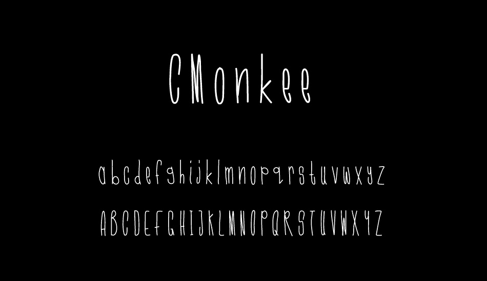 CMonkeeRegular font