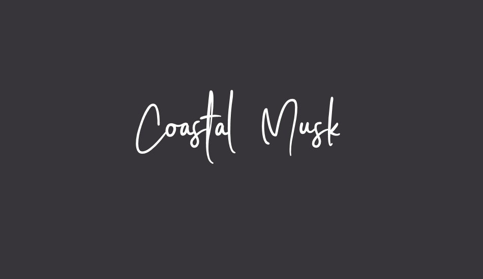 coastal-musk font big