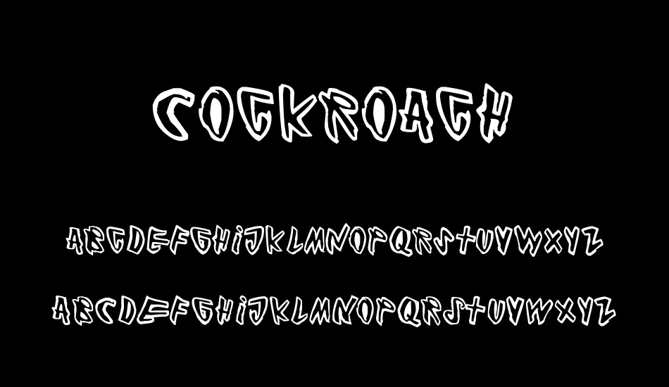 Cockroach font