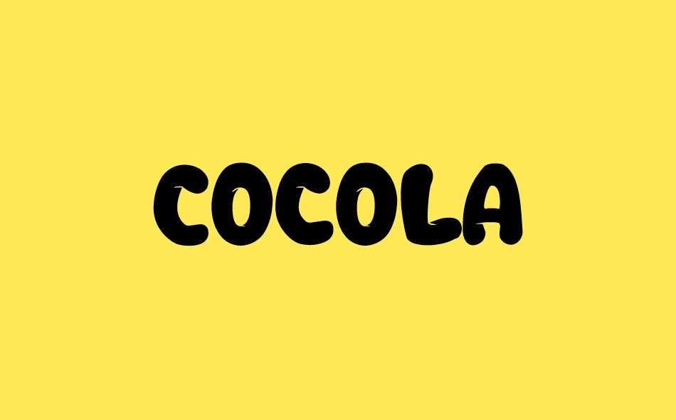 Cocola font big