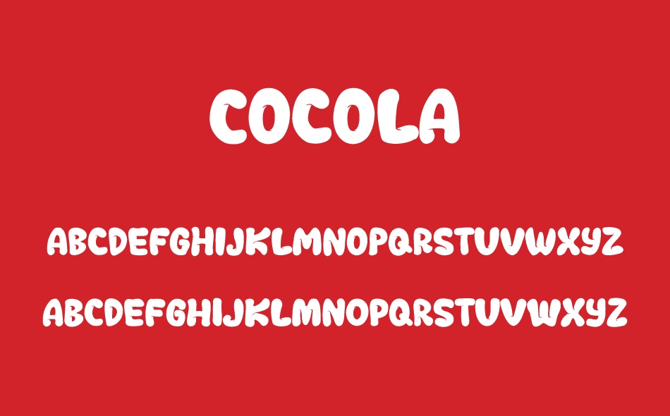 Cocola font