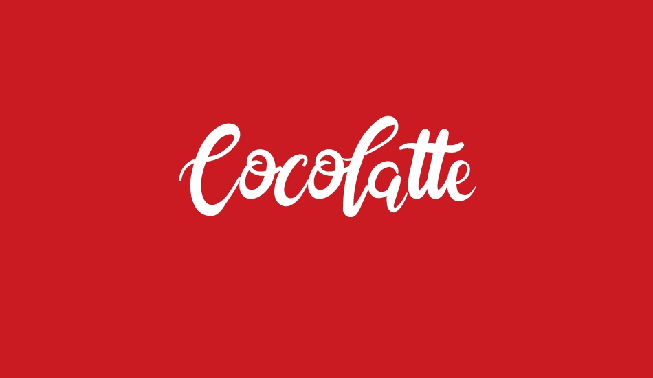 Cocolatte font big