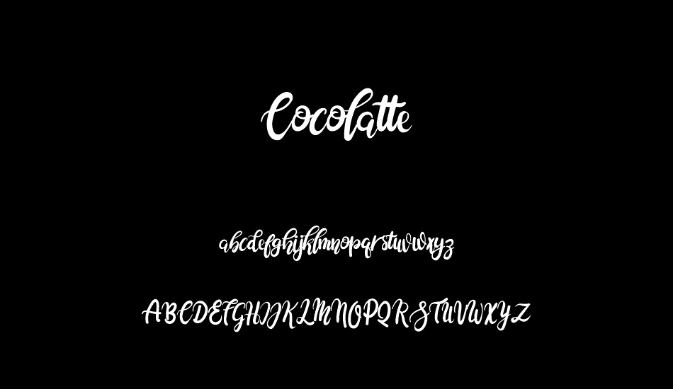 Cocolatte font