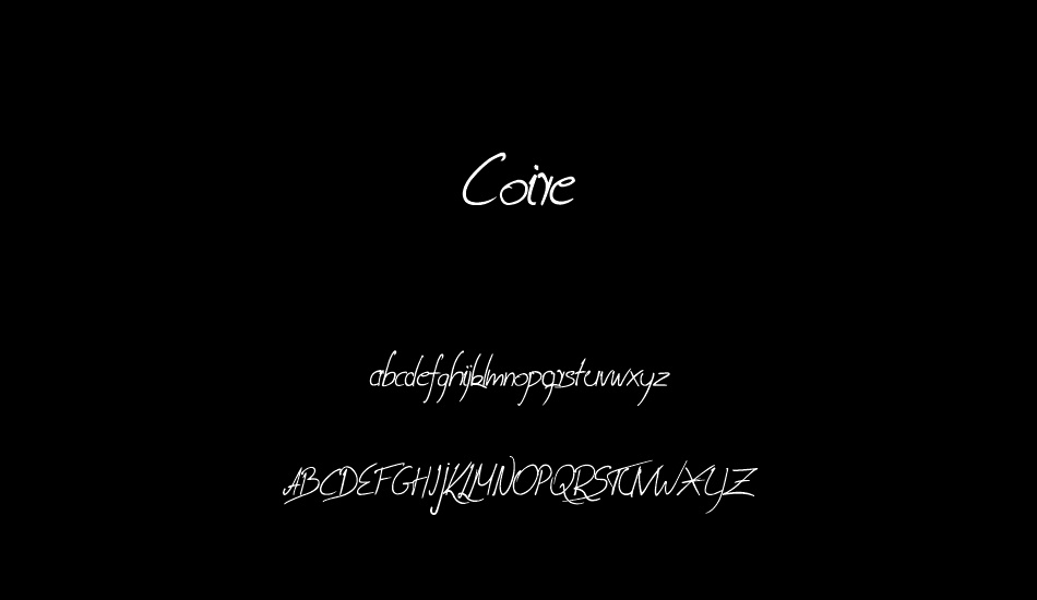 Coire font