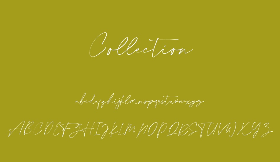 CollectionFree font