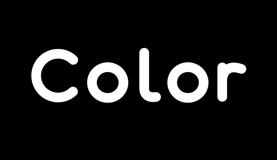 ColorTube font big