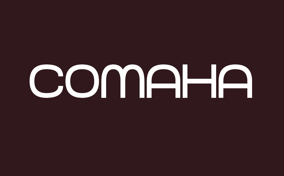 Comahawk font big