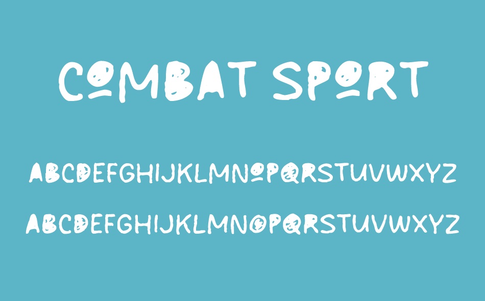 Combat Sport font