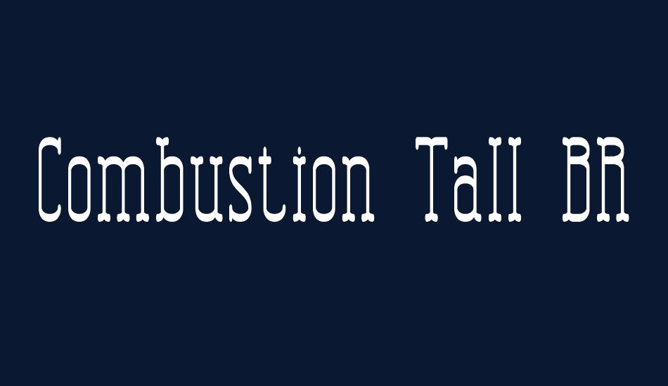 Combustion Tall BRK font big