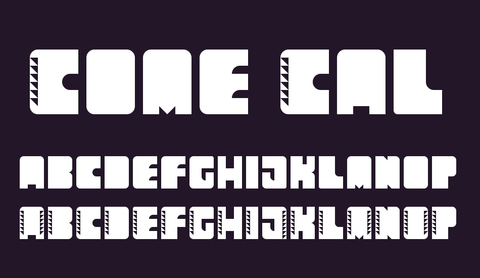 Come Callado font