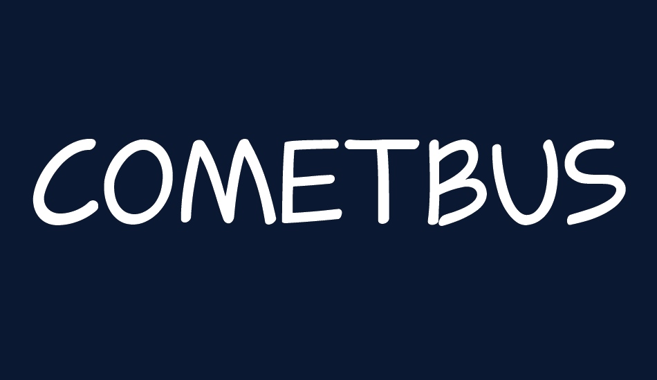 Cometbus font big