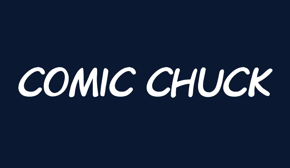 Comic Chuck font big