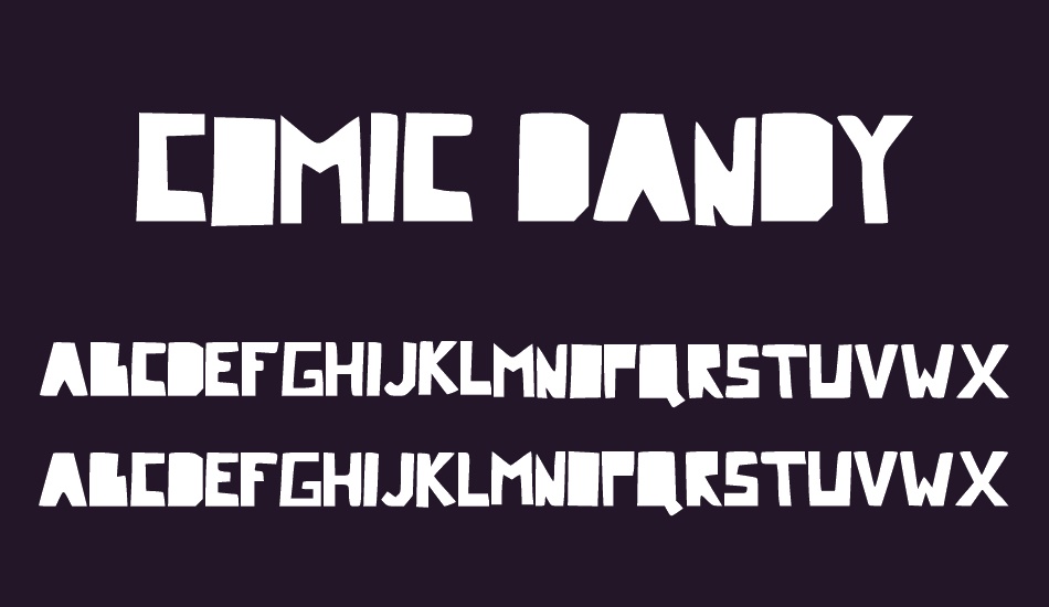 Comic Dandy font