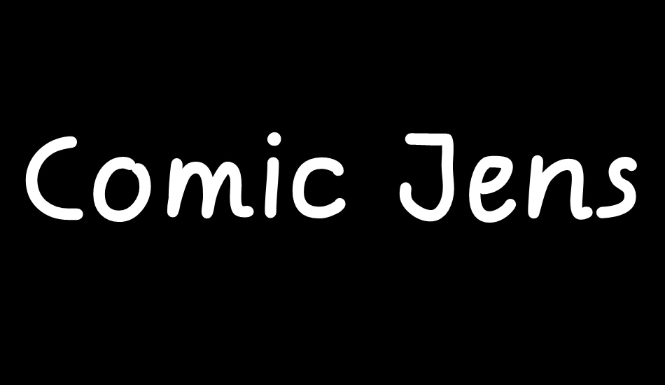 Comic Jens font big