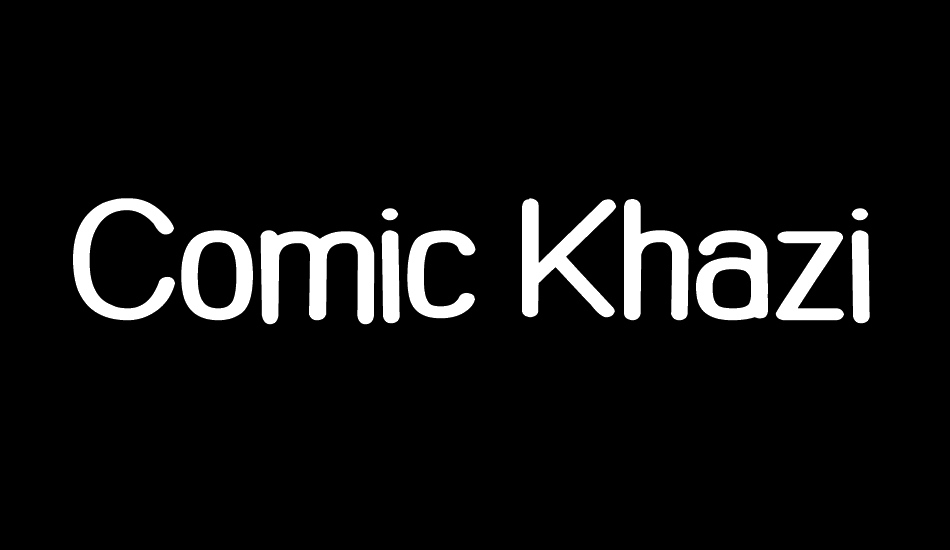 Comic Khazi font big