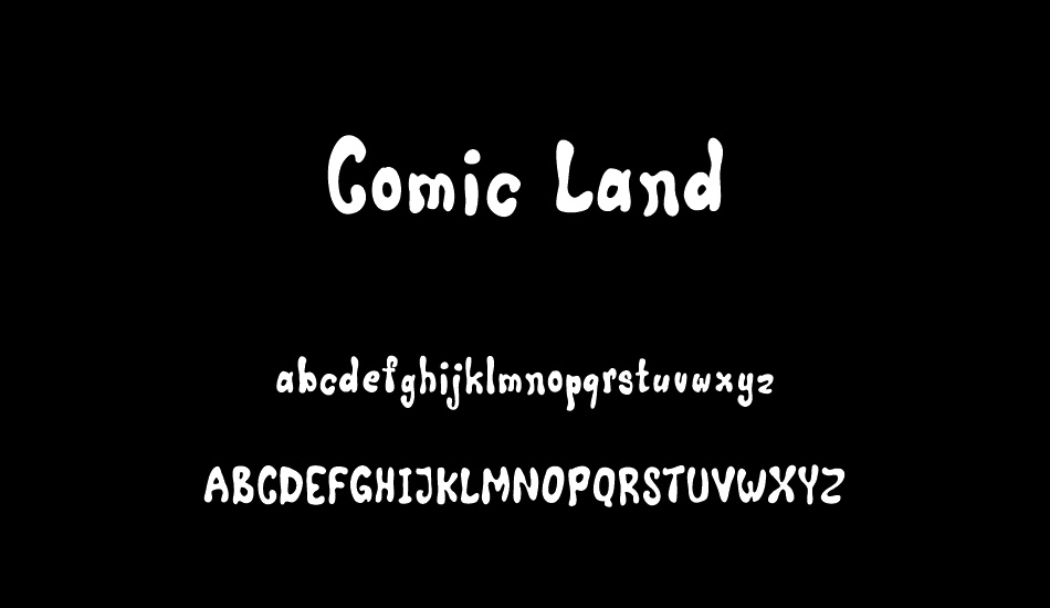 Comic Land font